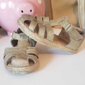 Oshkosh Glitter Sandal Size 5 toddler